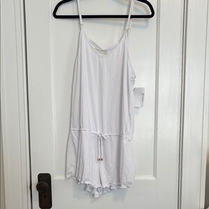 California Waves White Romper